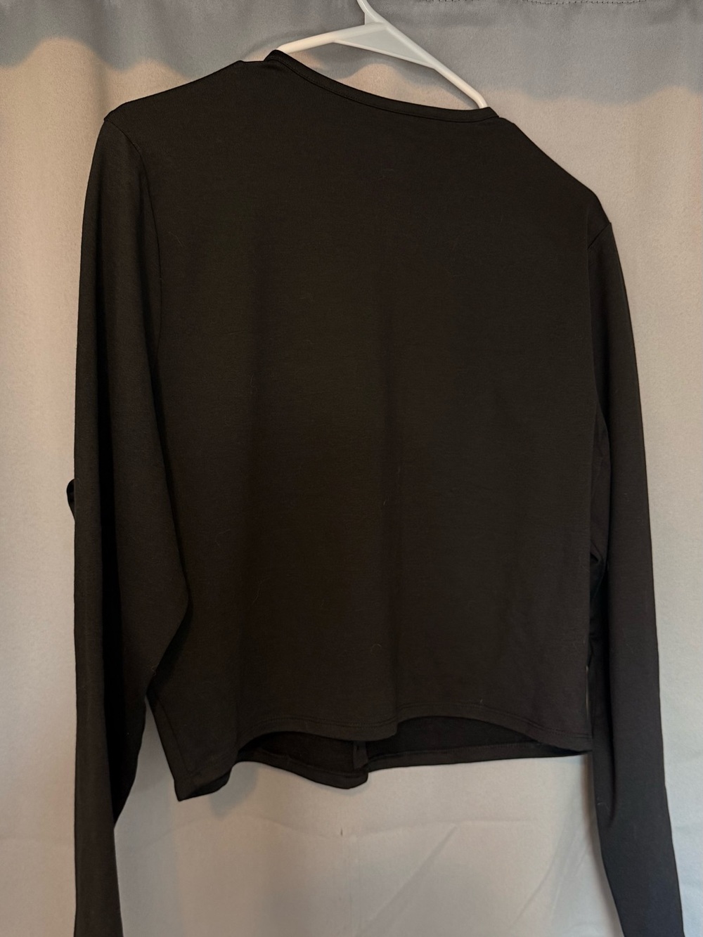 Old Navy CloudComfy Cropped Cardigan Black Size L Never Worn - Picture 6 of 6